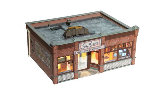 Smith Bros TV & Appliance  O-Scale Woodland Scenics