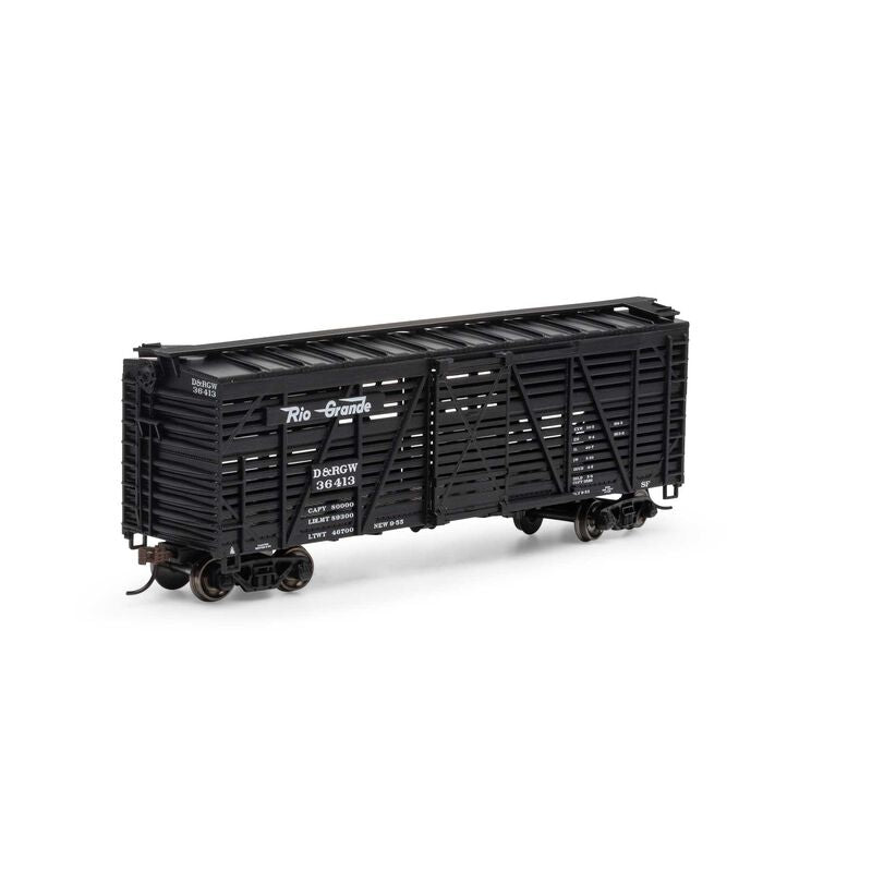 40' Stock Car D&RGW #36413 Athearn