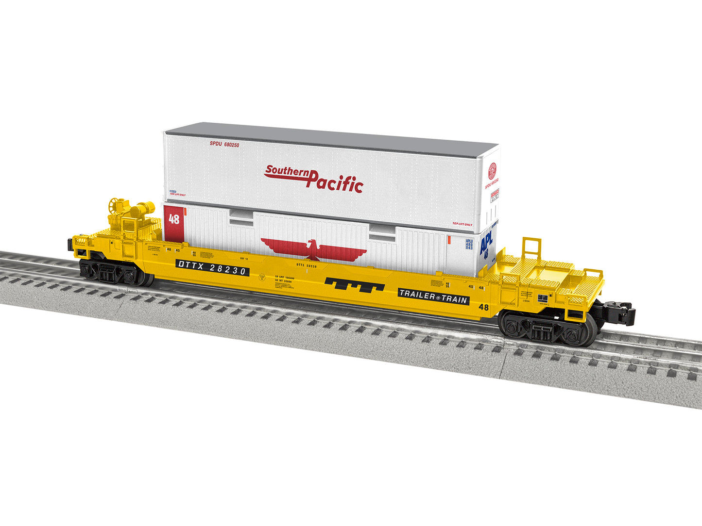 TTX Maxi Stack W/Cont O-Scale Lionel