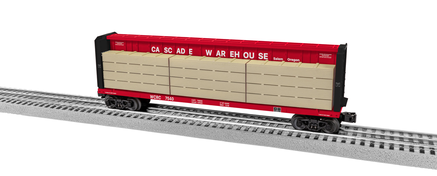 WCRC Centerbeam Flat #7540 O-Scale Lionel