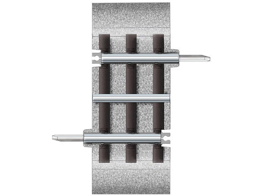 1 3/8" Fastrack Straights-Lionel