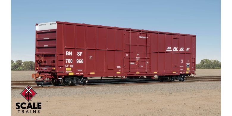 60' Trinity HC OD Boxcar BNSF #760966 H-O Scale Scale Trains
