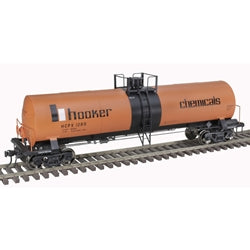 17,360 Gal Tank Car Hooker Orange O-Scale Atlas