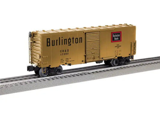 PS-1 Boxcar CB&Q W/Frght Snds Lionel