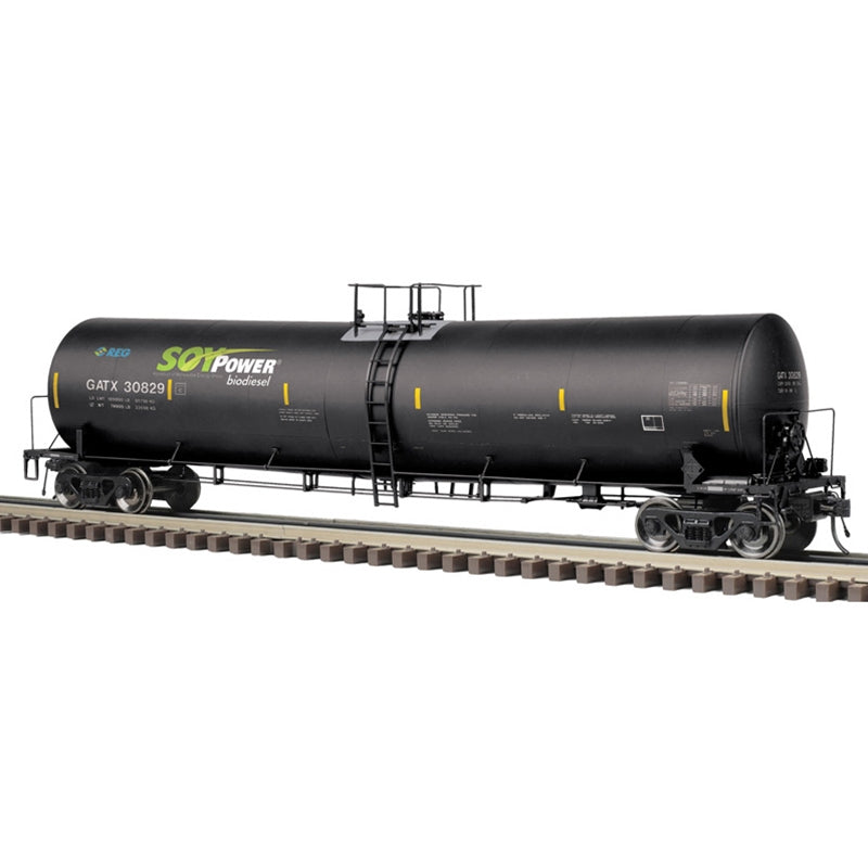 Trinity 25,500 Gal Tank GATX Soy Power O-Scale Atlas