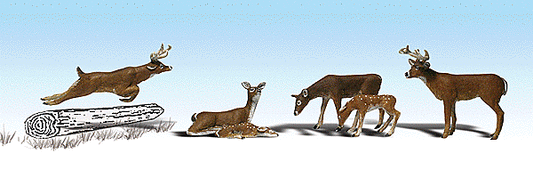 Deer 6-pac Woodland Scenics