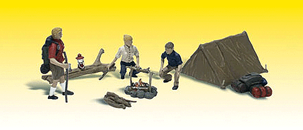 Campers  O-Scale Woodland Scenics