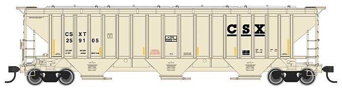 PS 4750 3-Bay Hopp CSXT #259105 Walthers