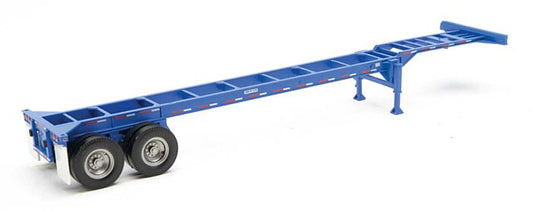 40' Cont Chassis Blue 2-pac Walthers