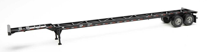 53' Cont Chassis Black 2-pac Walthers