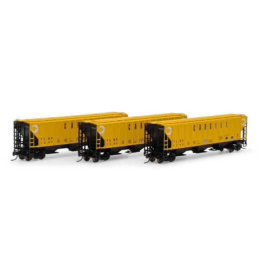 PS 4427 Cov Hopp TLDX 3-pac N-Scale Athearn