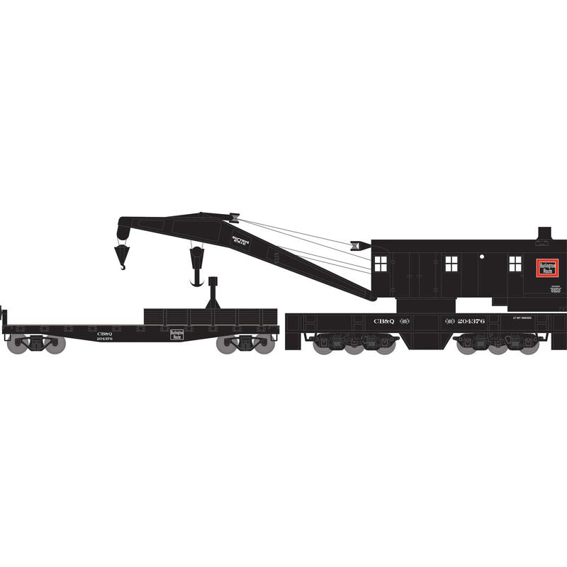 200Ton Crane/Tender CB&Q #204376 Athearn