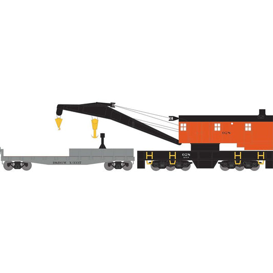 200Ton Crane/Tender D&RGW #28/X-3338 Athearn