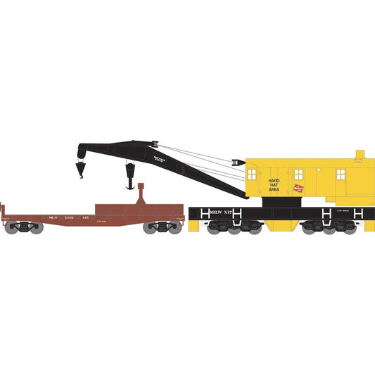 200Ton Crane/Tender MILW #X17/922145 Athearn