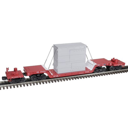 75' Dep Flatcar W/Load Krasgro O-Scale Atlas