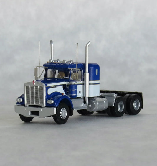 Kenworth W900 36" Seminole Tractor Blue/White N-Scale Trainworx