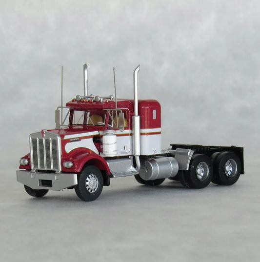 Kenworth W900 36" Seminole Tractor Red/White N-Scale Trainworx