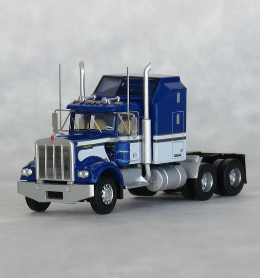 Kenworth W900 Aerodyne Tractor Blue/Wht N-Scale Trainworx
