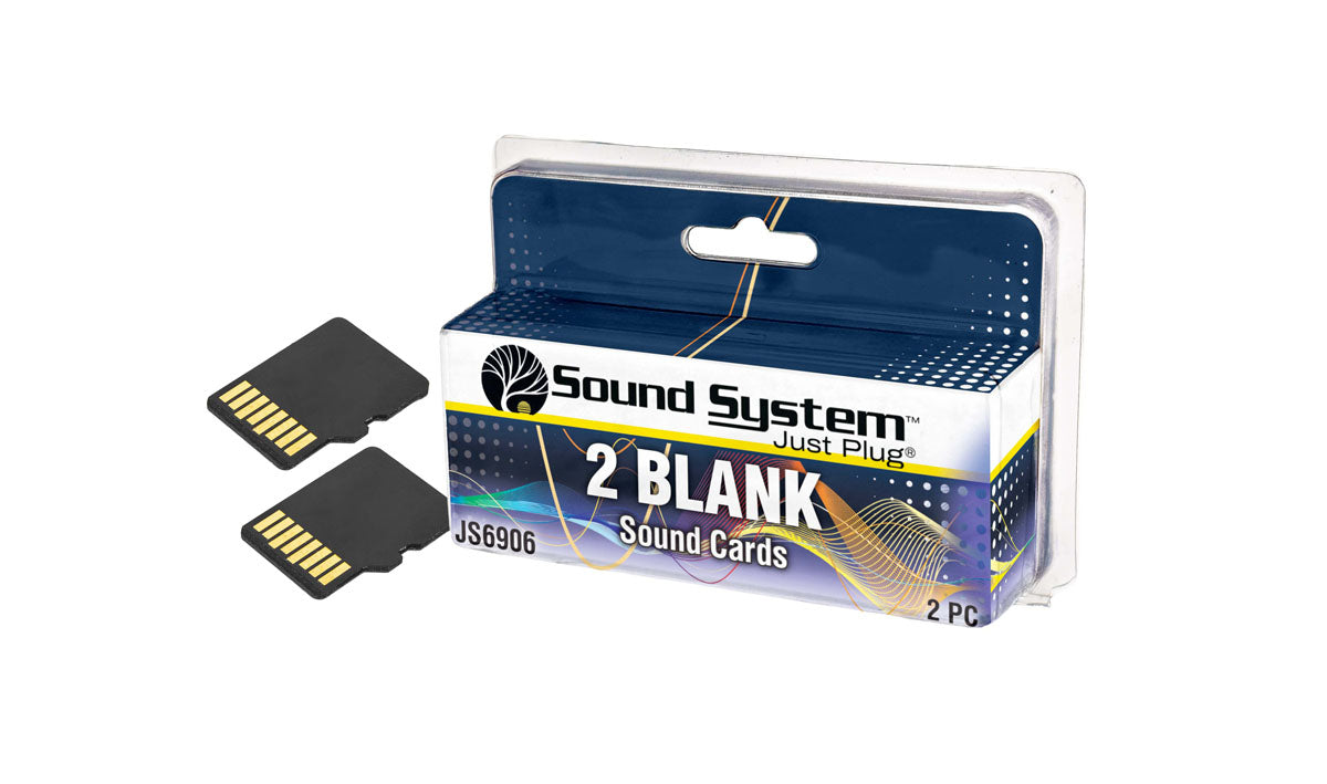 2-pac Blank Sound Cards Woodland Scenics