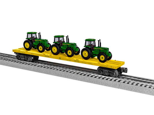 John Deere Flat W/Tract  O-Lionel