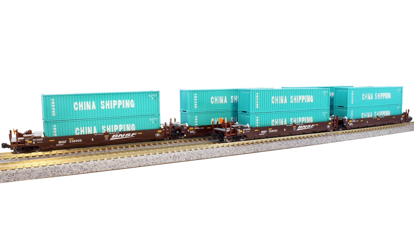 Maxi-I BNSF Swoosh #238403 5-pac N-Scale Kato