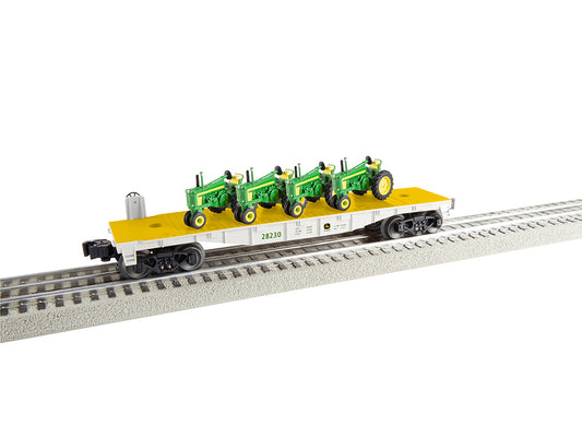 Deere Flat Car W/720 Load O-Scale Lionel