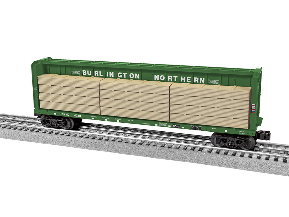 B.N. Centerbeam Flat #624220  O-Scale Lionel