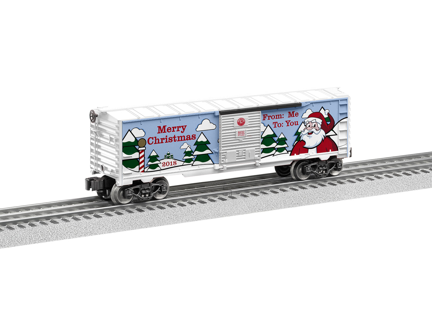 2018 Christmas Boxcar      O-Lionel