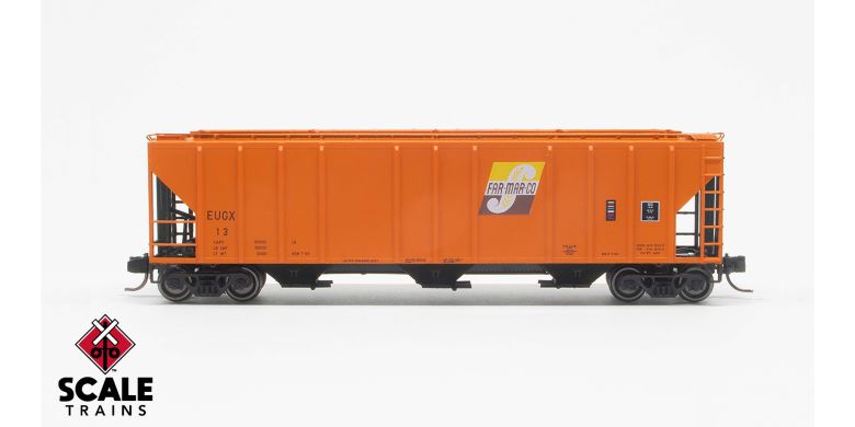 PS 4427 Cov Hopp Far-Mar-Co #13 N-Scale Scale Trains