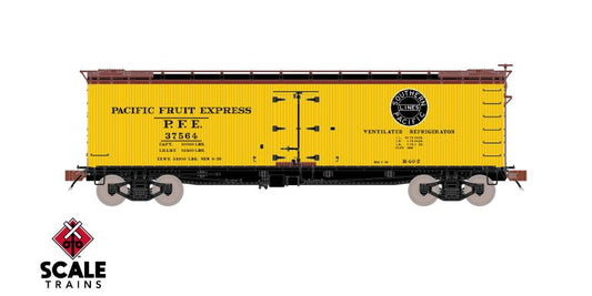 40' PC&F Wood Reefer S.P. #37953 H-O Scale Scale Trains