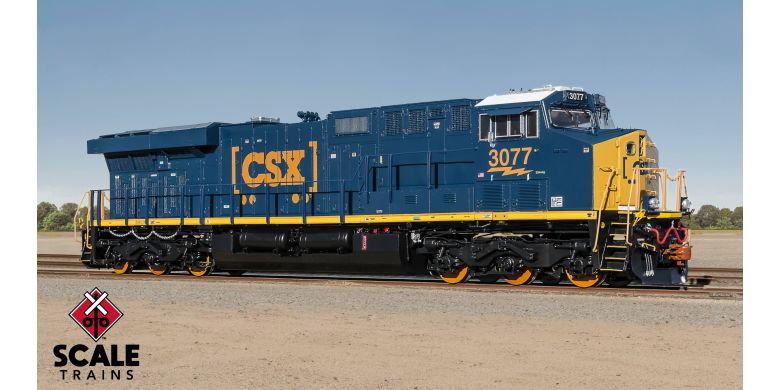 ES44AH CSX #3104 W/Sound Scale Trains