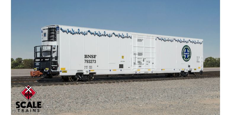 82' 7883 Reefer BNSF #793303 N-Scale Scale Trains