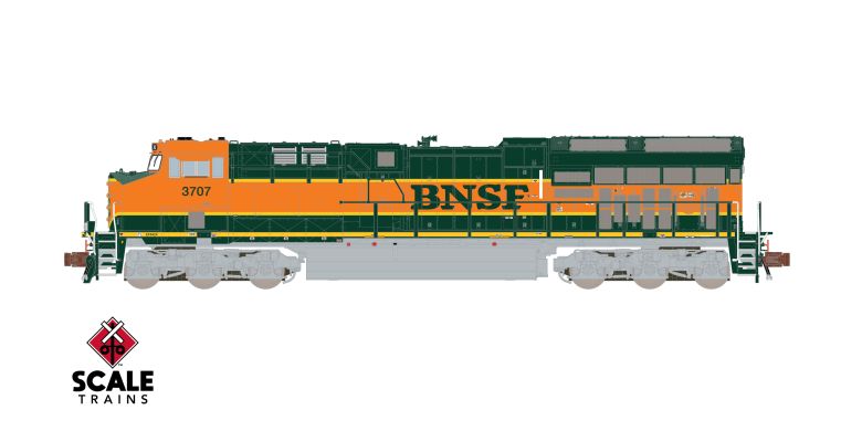 ET44C4 BNSF #3712 W/Sound N-Scale Scale Trains