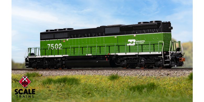 EMD SD40-2 B.N. #7502 No Sound H-O Scale Scale Trains
