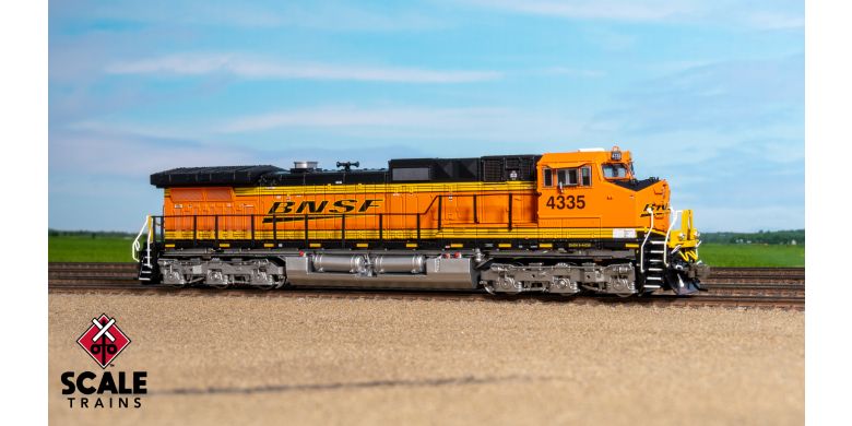 Dash9-44CW BNSF #4335 W/Sound N-Scale Scale Trains