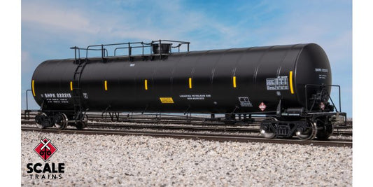 65' 33K Gal Tank Car SHPX #222227 H-O Scale Scale Trains